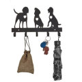 Three Dogs Type Key Hooks Unique Decor Wall Hook Wall Decor Wood Coat Hooks Key Holder