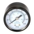 TS-40-10 1/8 Inch 160 Psi 0-10bar Compressor Compressed Air Pressure Gauge Small Double Scale Measur