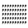 50pcs Nylon Liner Clip Pushpin For Ford For Hummer For GM Torrent Equinox
