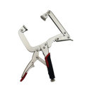 2-In-1 Vigorous Pliers Diagonal Hole Pliers C- Clamp 4-Point Locking Plier With Swivel Pads