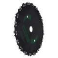 230mm Brushcutter Blade Replacement Brushcutter Saw Blade with Chain for Trimmer Lawnmover