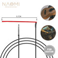 NAOMI 10pcs Folk Guitar Bridge Piezo Pickups Cable Acoustic Guitar Soft EQ Pickup Stick Guitar Parts