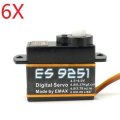 6PCS Emax ES9251  Upgrade Version 3g Plastic Gear Micro Digital Servo For RC Model