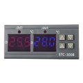 110-220V STC-3008 Digital Display Intelligent Dual Control Electronic Thermostat Dual Display Dual T