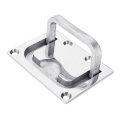 Stainless Steel 316 Flush Hatch Lift Ring Hatch Pull Handle Locker Cabinet Hardware