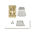 Brass Diff Cover w/ Skid Protection Plate Set for Axial SCX24 AXI90081 RC Vehicles Car Parts