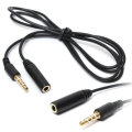 3.5mm 4 Pole Jack Male to Female Earphone Headphone Audio Extension Cord Cable 1M 3Feet
