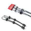 2pcs Outdoor Backpack Mountaineering Climbing Stick Rope Clip Buckle Fixed Buckle Elastic Rope Bundl