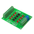 5pcs 5V To 24V 4 Channel Optocoupler Isolation Board Isolated Module PLC Signal Level Voltage Conver