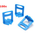 100Pcs Leveler Ceramic Clips Spacers Plastic Tile Wall Floor Leveling System Tool