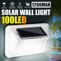 100 LED Solar Light Garden Wall Lamp Motion Sensor Street Light Outdoor IP65 Waterproof