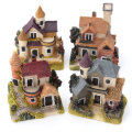 Dollhouse Miniature Kit Garden Dollhouse Micro Landscape DIY Mini Castle Model Toy Home Decoration G