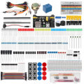 AOQDQDQD Electronics Component Super Kit with Jumper Wires+Color Led+Resistors+Register Card+Buzzer