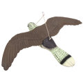 3D Hunting Decoy Flying Falcon Hawk Bird Artificial Flying Hawk Deterrent Scarer Garden Yard Hanging