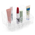 24 Lipstick Holder Display Stand Clear Acrylic Makeup Organizer Sundry Transparent Storge Boxes
