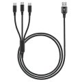 STARTRC 3 in 1 Type C USB Charging Cable Wire 1.2m for DJI FPV Joystick Controller Goggles V2 Batter