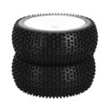 DHK Hobby 8381-722 Wheel Tyre Tire Complete White Rims 2pcs 1/8 8381 Optimus RC Car Parts