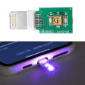 3Pcs 3.3V Lightning Port Ultraviolet Disinfection Lamp Board Portable Rapid UVC Disinfection LED Mod