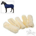 Wool Horse Head Protection Horse Rope Halter Fleece Pads for Horse Training Protection Relief Decor