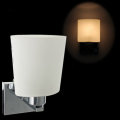 Modern Wall Light E14 Lamp Base Glass Shape Sconce Lighting Corridor Living Room