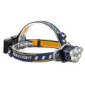 XANES 1200lm 6 LED Headlamp 8 Modes Waterproof USB Rechargeable Flashlight for Camping Fishing Cycli
