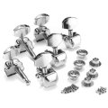 6Pcs Guitar String Tuning Pegs Semi-closed Tuner Heads for Acoustic Guitar