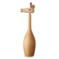 Wooden Giraffe Toy 21cm Height With Movable 360 Degree Rotate Head Nordic Style Toys For Home Office