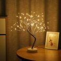 108 LED 3D Tree Table Lamp USB Battery Dual Use Night Light for Home Holiday Bedroom Indoor Kids Bar