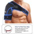 Neoprene Adjustable Shoulder Support Brace Upper Arm Belt Wrap Sports Care Single Shoulder Guard Str