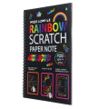 DIY Doodling Drawing Notebook Magic Scratch Painting Notebook Hand-painted for Kids Children Educati