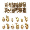 130pcs Assorted Box Grease Nipples Fitting Tools Kit Metric and Imperial BSP UNF M6 M8 M10 45/90/180