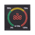 N-72HZ 3~120Hz 68mm Hole Size Digital Frequency Meter 73mm Square Panel LED Display Electrical Hertz