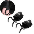 AOLIKES 2PCS Plastic Nylon Adjustable Breathable Fitness Grip Hook Wrist Support Sports Pull-up Hook