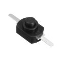 Excellway 10Pcs 1A 30V DC 250V Black Latching On Off Mini Push Button Switch