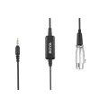 BOYA BY-BCA6 XLR to 3.5mm TRRS Adapter Cable Microphone Audio Gain Output Splitter Headphone Monitor