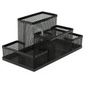Black Mesh Style Pen Pencil Ruler Holder Desk Office Storage Box Stationery Container Box Office Sch