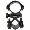 25-30mm Adjustable Tactical Flashlight Holster Scope Ring Mount Torch Clip Clamp for Cycling Fishing