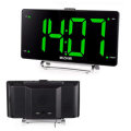 3 Inch LED Electronic Alarm Clock Radio Wall Clock Double Alarm Clock USB Charge Screen Digital Offi
