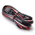 2.5m LED Work Light Bar Wiring Harness Kit with Fuse 40A Relay On-off Switch Universal for Jeep Off