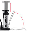 INBIKE Portable Bike Pump Bicycle Floor Pump Foot Activated Bicycle Tire & Air Pump with Needle, Pre