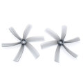 HQProp Duct-75MMX6 75mm 3 Pitch 6 Blades Grey Propeller for FPV Racing Drone Cinewhoop  (2CW+2CCW)-P