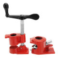1/2inch Wood Gluing Pipe Clamp Set Heavy Duty Profesional Wood Working Cast Iron Carpenter`s Clamp