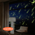 Luminous Meteor Shower Wall Stickers Glow In Darkness Home Room Window Wall Decor