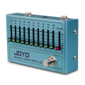 JOYO R-12 Band Controller Equalizer 10 Band EQ Pedal for Guitar & Bass, Guitar Effect Pedal, 31.25Hz