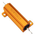 RX24 50W 50R 50RJ Metal Aluminum Case High Power Resistor Golden Metal Shell Case Heatsink Resistanc