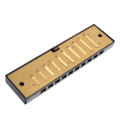 Naomi 10 Holes Harmonica Reed Replacement Reed Plates Key Of C Brass Reed Unfinished Harmonica Comb