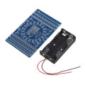 WangDaTao SMD Component Soldering Practice Board Flash Lamp Kit + 2 Battery Box