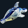Lovely Dolphin Smoking Pipes Portable Hand Tube Tobaccos Oil Burner Glass Pipes Tools