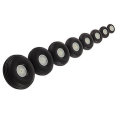 5pcs 38mm Rubber Wheels For RC Airplane And DIY Robot Tires