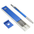 12Pcs 2.0MM 2B Lead Holder Mechanical Pencil with 12pcs Refill Set Drafting Drawing Pencil Refills S
